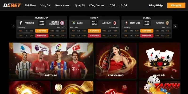 Nhà cái Debet tài xỉu